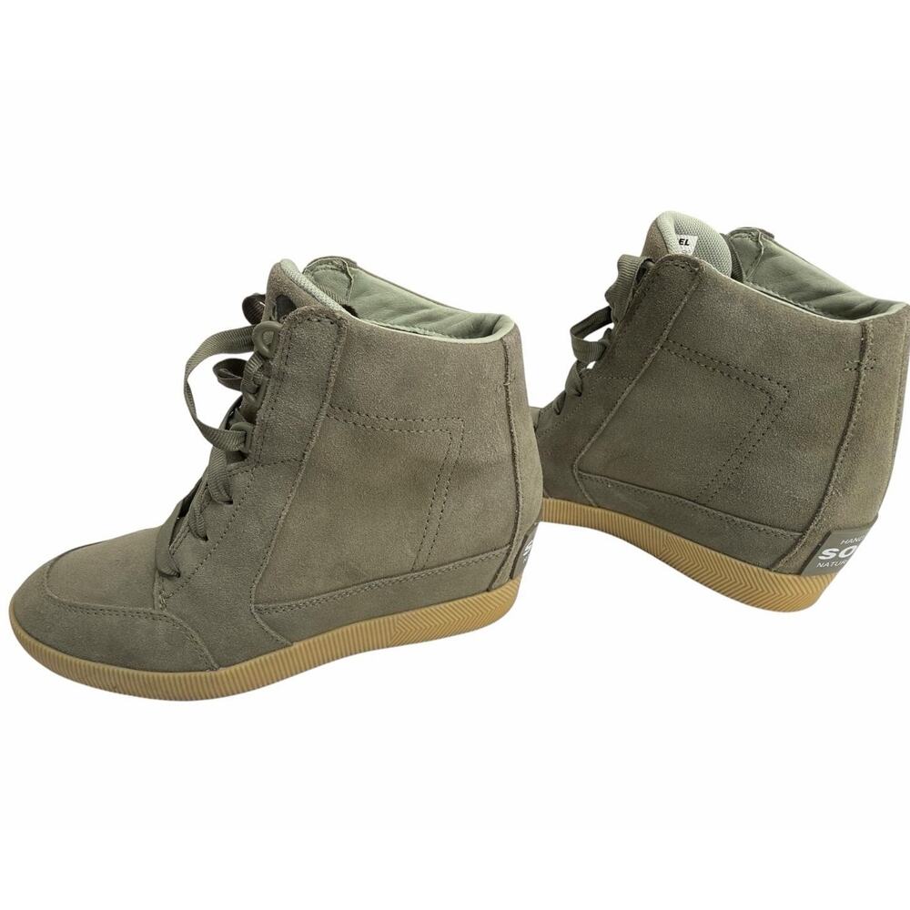 SOREL Out N About Wedge II Waterproof Boots Women’s US 7.5 Green NL4913 - Picture 5 of 12